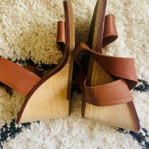 Dolce Vita Leather Wedges, Size 6.5, Classic Sandal